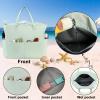 imageWaterproof Beach Tote Pool Bags for Women Ladies Extra Large Gym Tote Carry On Bag With Wet Compartment for Weekender TravelLight Green