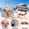 imageWaterproof Beach Tote Pool Bags for Women Ladies Extra Large Gym Tote Carry On Bag With Wet Compartment for Weekender TravelOrange