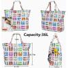 imageWaterproof Beach Tote Pool Bags for Women Ladies Extra Large Gym Tote Carry On Bag With Wet Compartment for Weekender TravelSlipper