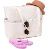 imageWaterproof Beach Tote Pool Bags for Women Ladies Extra Large Gym Tote Carry On Bag With Wet Compartment for Weekender TravelSolid Beige