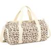 imageBLUBOON Duffle Bag Girls Kids Cute Gym Bag with Shoes Compartment ampamp Wet Separation Waterproof Sports Overnight Travel BagCorduroy Drown Leopard Print