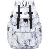 imageBluboon Girls School Backpack Women College Bookbag Lady Travel Rucksack 156Inch Laptop Bag with Charge Port AMarble