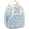 imageBluboon Toddler Backpack for Girls Boys 24 Cute 12quot Preschool Kindergarten Backpacks Kids Daycare Bags School TravelWhite Flower Blue95