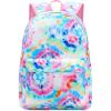 imageGirls Backpack Preschool Bookbag Backpack for Elementary Kindergarden Schoolbag Tie Dye Blue Medium