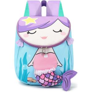 imageBluboon Toddlers Backpack for Girls Cute Preschool Backpack 3D Schoolbag Toddler Bookbag for KidsBlue