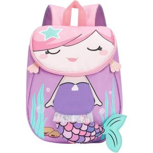 imageBluboon Toddlers Backpack for Girls Cute Preschool Backpack 3D Schoolbag Toddler Bookbag for KidsPurple