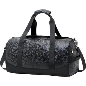 imageSport Gym Duffle Travel Bag for Men Women Duffel with Shoe Compartment Wet Pocket Black 197quotx95quotx99quot