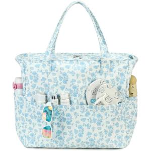 imageWaterproof Beach Tote Pool Bags for Women Ladies Extra Large Gym Tote Carry On Bag With Wet Compartment for Weekender TravelBlue Floral 201