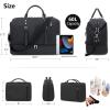 imageWeekender Overnight Bag Large Travel Duffle Bag with Shoe Compartment ampamp Toiletry Bag for Womens Men Carry On Tote Bags