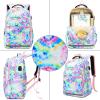 imageBackpack for Women 156 Inch Laptop Bookbag College Bag with USB Port Tie Dye Blue