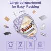imageBluboon Backpack for Girls Kids Preschool Backpack with Lunch Box Kindergarten Bookbag Toddler School Bags SetBeige Flower Purple