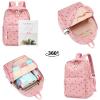 imageBluboon Backpack for Girls Kids Preschool Backpack with Lunch Box Kindergarten Bookbag Toddler School Bags SetCorduroy Strawberry Pink