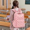 imageBluboon Backpack for Girls Kids Preschool Backpack with Lunch Box Kindergarten Bookbag Toddler School Bags SetCorduroy Strawberry Pink