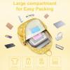 imageBluboon Backpack for Girls Kids Preschool Backpack with Lunch Box Kindergarten Bookbag Toddler School Bags SetYellow Floral 95