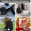 imageBluboon Backpack for School Kids Backpack Teen Girls Bookbag Laptop Backpack Gifts for WomenBlack Plush Ball