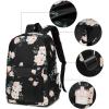 imageBluboon Backpack for School Kids Backpack Teen Girls Bookbag Laptop Backpack Gifts for WomenBlack0066