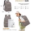imageBluboon Backpack for School Kids Backpack Teen Girls Bookbag Laptop Backpack Gifts for WomenLight Grey