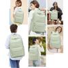 imageBluboon Backpack for School Kids Backpack Teen Girls Bookbag Laptop Backpack Gifts for WomenPure Green 2