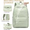 imageBluboon Backpack for School Kids Backpack Teen Girls Bookbag Laptop Backpack Gifts for WomenPure Green 2