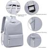imageBluboon Backpack for School Kids Backpack Teen Girls Bookbag Laptop Backpack Gifts for WomenPure Grey