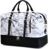 imageBluboon Weekender Overnight Bags for Women Men Oversized Travel Duffel Bag Carry On Tote Bag with Shoe Compartment