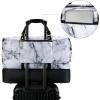 imageBluboon Weekender Overnight Bags for Women Men Oversized Travel Duffel Bag Carry On Tote Bag with Shoe Compartment