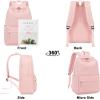 imageSchool Backpack for Teen Girls Women Laptop Backpack College Bookbags Middle School Travel Work Commuter Back PackPinkA Pink