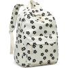 imageSchool Backpack for Teen Girls Women Laptop Backpack College Bookbags Middle School Travel Work Commuter Back PackPinkBlack Floral Beige