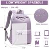 imageSchool Backpack for Teen Girls Women Laptop Backpack College Bookbags Middle School Travel Work Commuter Back PackPinkDark Purple