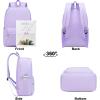 imageSchool Backpack for Teen Girls Women Laptop Backpack College Bookbags Middle School Travel Work Commuter Back PackPinkLight Purple