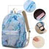 imageSchool Backpack for Teen Girls Women Laptop Backpack College Bookbags Middle School Travel Work Commuter Back PackPinkMarble Blue