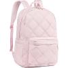 imageSchool Backpack for Teen Girls Women Laptop Backpack College Bookbags Middle School Travel Work Commuter Back PackPinkPuff Pink