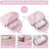 imageSchool Backpack for Teen Girls Women Laptop Backpack College Bookbags Middle School Travel Work Commuter Back PackPinkPuff Pink