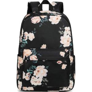 imageBluboon Backpack for School Kids Backpack Teen Girls Bookbag Laptop Backpack Gifts for WomenBlack0066