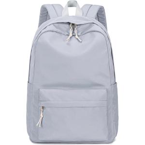 imageBluboon Backpack for School Kids Backpack Teen Girls Bookbag Laptop Backpack Gifts for WomenPure Grey