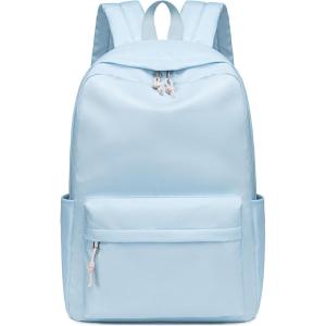 imageBluboon Backpack for School Kids Backpack Teen Girls Bookbag Laptop Backpack Gifts for WomenPure Light Blue