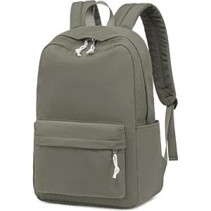 imageSchool Backpack for Teen Girls Women Laptop Backpack College Bookbags Middle School Travel Work Commuter Back PackPinkDeep Grey