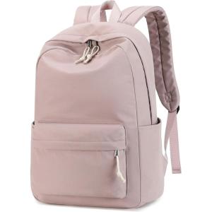 imageSchool Backpack for Teen Girls Women Laptop Backpack College Bookbags Middle School Travel Work Commuter Back PackPinkDusky Pink