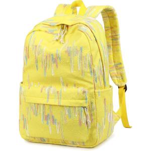 imageSchool Backpack for Teen Girls Women Laptop Backpack College Bookbags Middle School Travel Work Commuter Back PackPinkRainbow Stripes