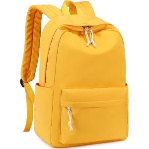 imageSchool Backpack for Teen Girls Women Laptop Backpack College Bookbags Middle School Travel Work Commuter Back PackPinkYellow