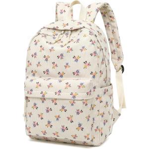 imageSchool Backpack for Teen Girls Women Laptop Backpack College Bookbags Middle School Travel Work Commuter Back PackPinkYellow Pink Purple Flower