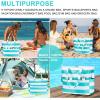 imageBluboon Beach Bags for Women Large Waterproof Tote Bag With Wet Compartment for Pool Weekender Travel GymPebble