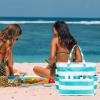 imageBluboon Beach Bags for Women Large Waterproof Tote Bag With Wet Compartment for Pool Weekender Travel GymPebble
