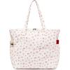 imageBluboon Beach Bags for Women Large Waterproof Tote Bag With Wet Compartment for Pool Weekender Travel GymPink Bow 212