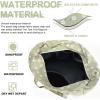 imageBluboon Waterproof Beach Tote Pool Bags for Women Ladies Extra Large Carry On Bag With Wet Compartment for Weekender TravelBeige Flower Green