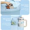 imageBluboon Waterproof Beach Tote Pool Bags for Women Ladies Extra Large Carry On Bag With Wet Compartment for Weekender TravelNew Blue