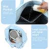 imageBluboon Waterproof Beach Tote Pool Bags for Women Ladies Extra Large Carry On Bag With Wet Compartment for Weekender TravelNew Blue