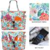 imageBluboon Waterproof Beach Tote Pool Bags for Women Ladies Extra Large Carry On Bag With Wet Compartment for Weekender TravelOrange