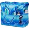 imageBluboon Waterproof Beach Tote Pool Bags for Women Ladies Extra Large Carry On Bag With Wet Compartment for Weekender TravelSea Turtle Blue