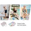 imageBluboon Waterproof Beach Tote Pool Bags for Women Ladies Extra Large Carry On Bag With Wet Compartment for Weekender TravelSlipper